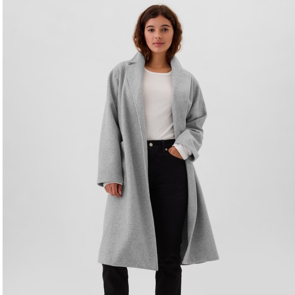 Gap Relaxed Wrap Coat NWT